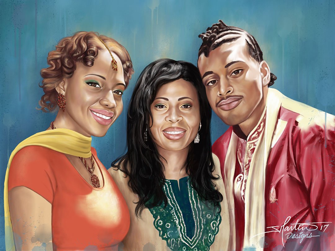 Family Love artwork by JMartin Designs